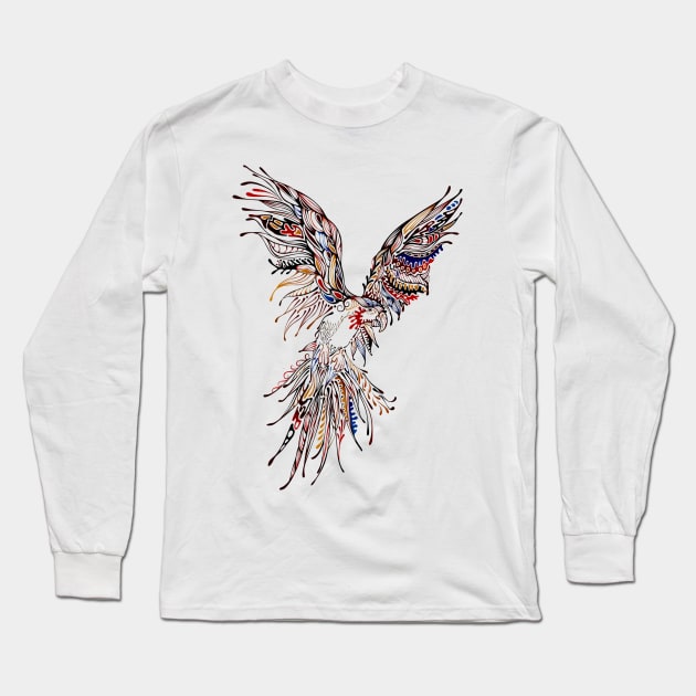 parrot abstract Long Sleeve T-Shirt by NerdsbyLeo